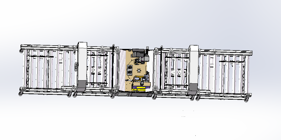 车载产品锁螺丝流水线